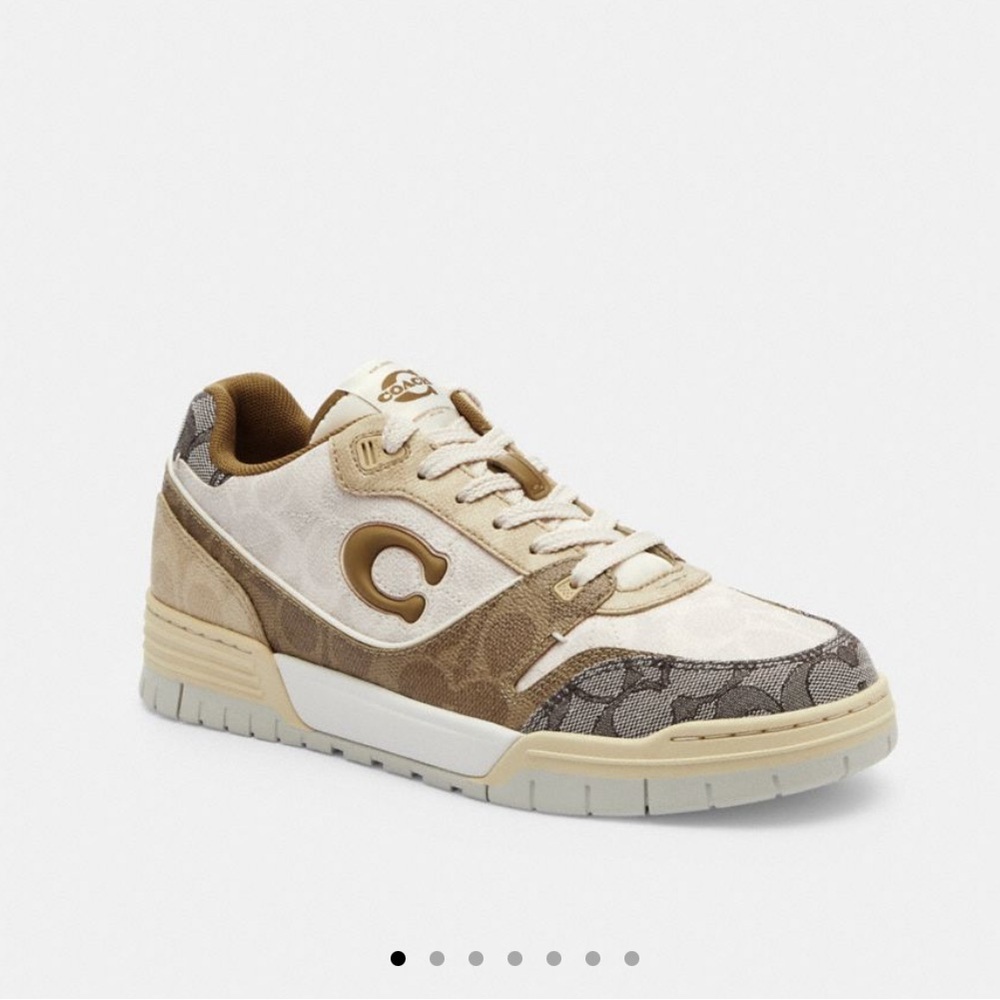 Coach SoHo Women's Sneakers in Cream and Brown